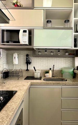Apartamento para alugar com 55m², 1 quarto e sem vaga