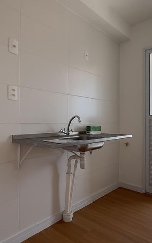 Apartamento para alugar com 55m², 2 quartos e 1 vagaCozinha e Área de Serviço
