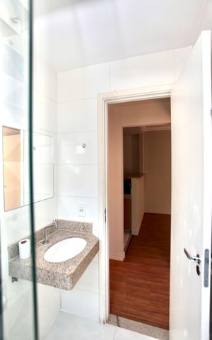 Apartamento para alugar com 100m², 2 quartos e 1 vaga Apartamento para alugar com 100m², 2 quartos e 1 vagaBanheiro Social