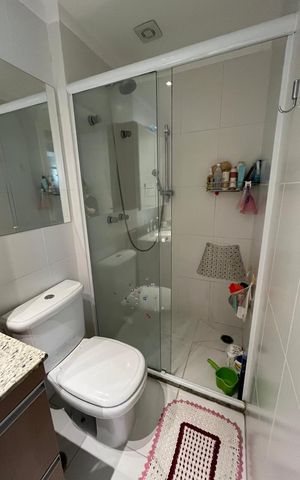 Apartamento à venda com 60m², 2 quartos e 1 vaga Apartamento à venda com 60m², 2 quartos e 1 vagaBanheiro da Suíte
