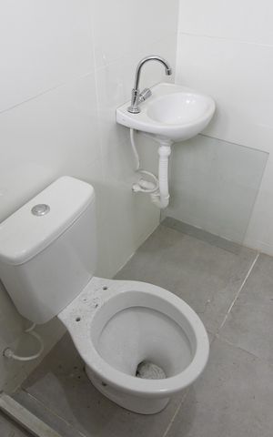 Casa para alugar com 130m², 3 quartos e 1 vagaBanheiro social