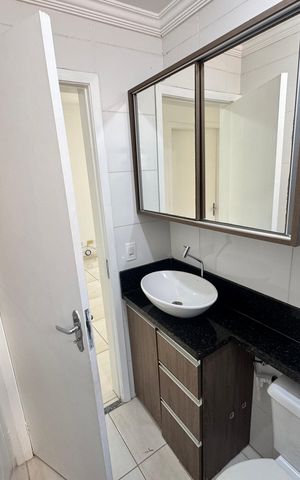 Apartamento para alugar com 60m², 2 quartos e 1 vaga Apartamento para alugar com 60m², 2 quartos e 1 vagaBanheiro