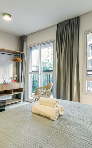 Apartamento à venda com 25m², 1 quarto e sem vaga Apartamento à venda com 25m², 1 quarto e sem vagaSala/Quarto