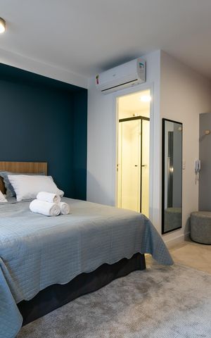 Apartamento à venda com 25m², 1 quarto e sem vaga Apartamento à venda com 25m², 1 quarto e sem vagaSala/Quarto