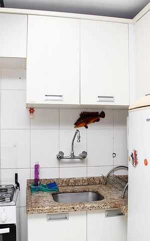 Apartamento para alugar com 43m², 1 quarto e 1 vagaStudio - Cozinha