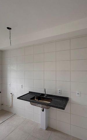 Apartamento à venda com 44m², 2 quartos e 1 vagaCozinha e Área de Serviço