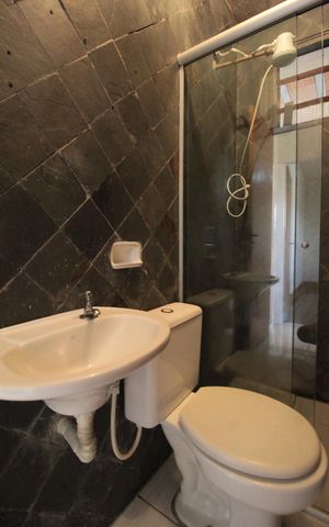 Casa de condomínio para alugar com 60m², 2 quartos e 1 vagaBanheiro Social
