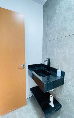 Casa de condomínio para alugar com 50m², 2 quartos e 2 vagas Casa de condomínio para alugar com 50m², 2 quartos e 2 vagasBanheiro