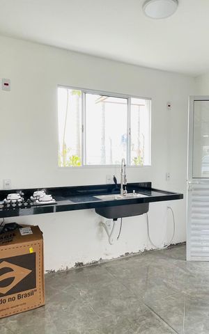 Casa de condomínio para alugar com 50m², 2 quartos e 2 vagas Casa de condomínio para alugar com 50m², 2 quartos e 2 vagasCozinha