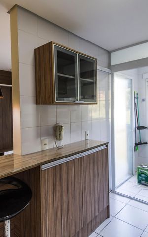 Apartamento à venda com 57m², 1 quarto e 1 vaga Apartamento à venda com 57m², 1 quarto e 1 vagaCozinha