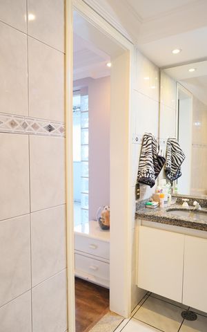 Apartamento para alugar com 116m², 3 quartos e 2 vagasBanheiro da Suíte 1