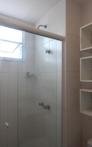 Apartamento à venda com 115m², 3 quartos e 2 vagasBanheiro da suíte 