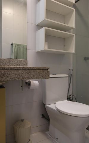 Apartamento à venda com 115m², 3 quartos e 2 vagasBanheiro social