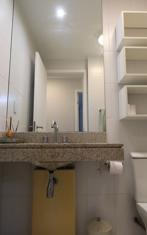 Apartamento à venda com 115m², 3 quartos e 2 vagasBanheiro social