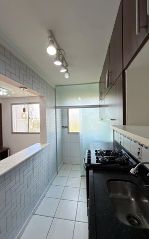 Apartamento para alugar com 47m², 2 quartos e 1 vaga Apartamento para alugar com 47m², 2 quartos e 1 vagaCozinha e Área de Serviço