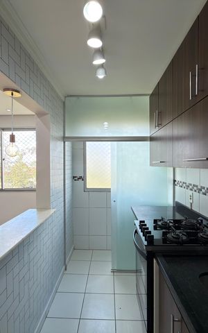 Apartamento para alugar com 47m², 2 quartos e 1 vaga Apartamento para alugar com 47m², 2 quartos e 1 vagaCozinha e Área de Serviço