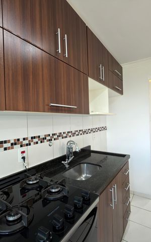 Apartamento para alugar com 47m², 2 quartos e 1 vaga Apartamento para alugar com 47m², 2 quartos e 1 vagaCozinha e Área de Serviço