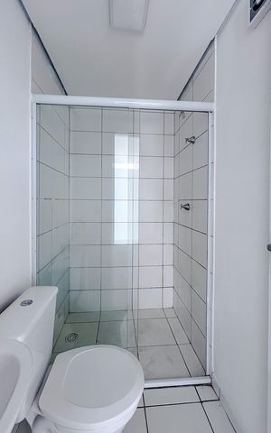 Studio para alugar com 24m², 1 quarto e sem vagaBanheiro