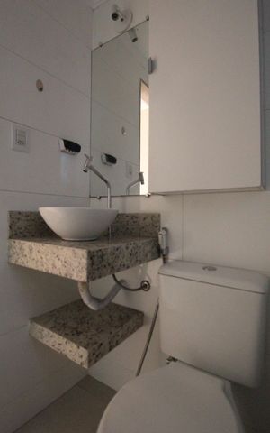 Casa de condomínio para alugar com 57m², 2 quartos e 1 vagaBanheiro Social