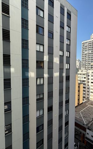Apartamento para alugar com 25m², 1 quarto e sem vaga