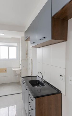 Apartamento para alugar com 42m², 2 quartos e sem vagaCozinha e Área de Serviço