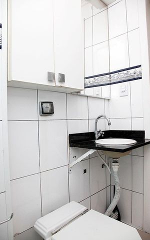 Apartamento à venda com 45m², 1 quarto e 1 vagaBanheiro Quarto Suíte