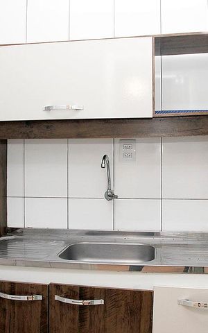 Apartamento à venda com 45m², 1 quarto e 1 vagaCozinha + Área de Serviço