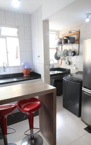 Apartamento à venda com 69m², 3 quartos e 1 vagaCozinha e Área de Serviço
