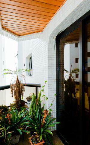 Apartamento à venda com 124m², 4 quartos e 4 vagasVaranda da Sala de Jantar