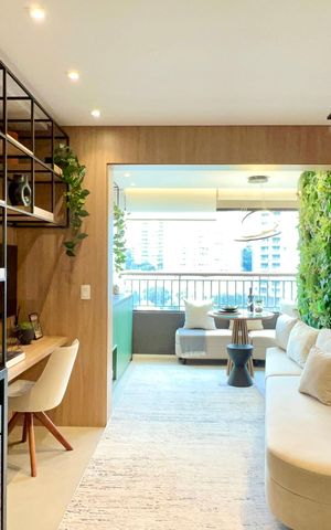 Apartamento à venda com 44m², 1 quarto e 1 vaga Apartamento à venda com 44m², 1 quarto e 1 vagaSala