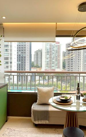 Apartamento à venda com 44m², 1 quarto e 1 vaga Apartamento à venda com 44m², 1 quarto e 1 vagaVaranda