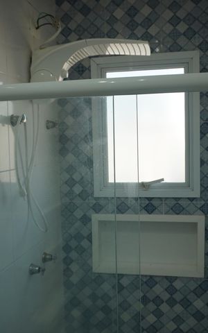 Casa de condomínio à venda com 124m², 3 quartos e 2 vagasBanheiro da Suíte