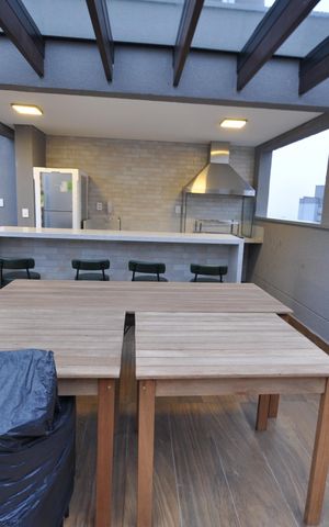 Apartamento para alugar com 43m², 2 quartos e sem vagaÁrea comum - Churrasqueira