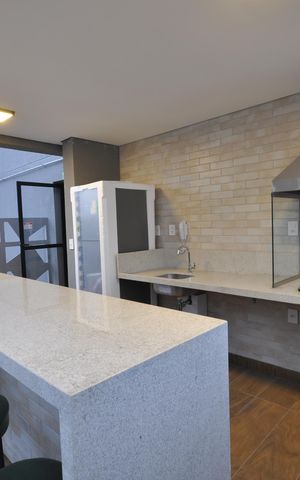 Apartamento para alugar com 43m², 2 quartos e sem vagaÁrea comum - Churrasqueira