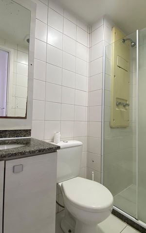 Apartamento para alugar com 68m², 3 quartos e 1 vaga Apartamento para alugar com 68m², 3 quartos e 1 vagaBanheiro
