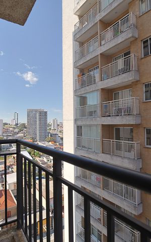 Apartamento para alugar com 26m², 1 quarto e sem vagaVaranda