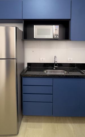 Studio à venda com 28m², 1 quarto e sem vaga Studio à venda com 28m², 1 quarto e sem vagaCozinha