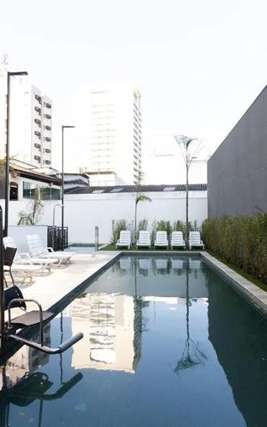 Apartamento para alugar com 33m², 2 quartos e sem vaga Apartamento para alugar com 33m², 2 quartos e sem vagaÁrea comum - Piscina