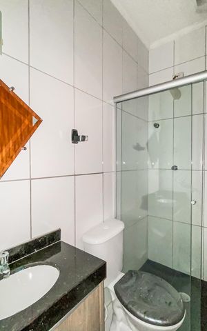 Casa de condomínio à venda com 93m², 3 quartos e 1 vaga Casa de condomínio à venda com 93m², 3 quartos e 1 vagaBanheiro