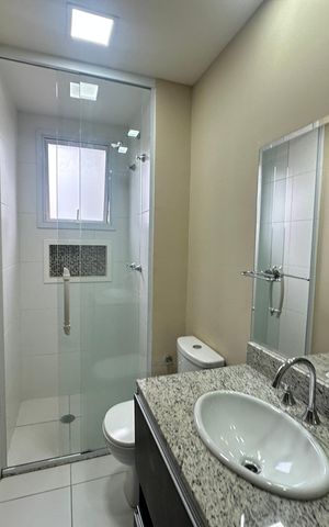 Apartamento à venda com 109m², 3 quartos e 2 vagas Apartamento à venda com 109m², 3 quartos e 2 vagasBanheiro da Suíte 1 e 2