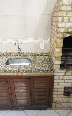 Casa de condomínio para alugar com 90m², 3 quartos e 1 vagaÁrea gourmet