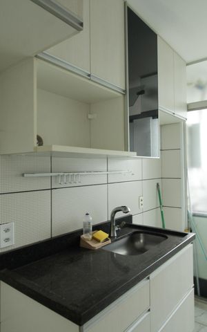 Apartamento para alugar com 50m², 2 quartos e 1 vaga Apartamento para alugar com 50m², 2 quartos e 1 vagaCozinha e Área de Serviço