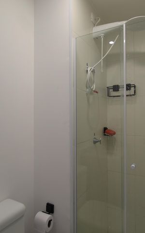 Apartamento para alugar com 24m², 1 quarto e sem vagaBanheiro da Suíte