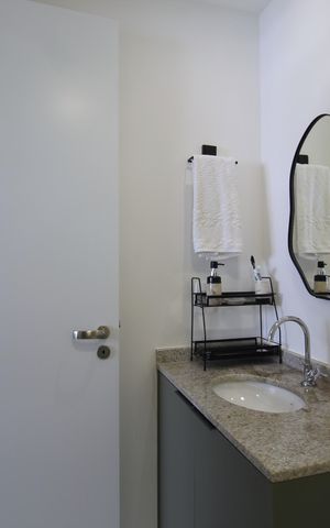 Apartamento para alugar com 24m², 1 quarto e sem vagaBanheiro da Suíte