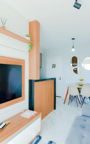 Apartamento à venda com 47m², 2 quartos e 1 vagaSala