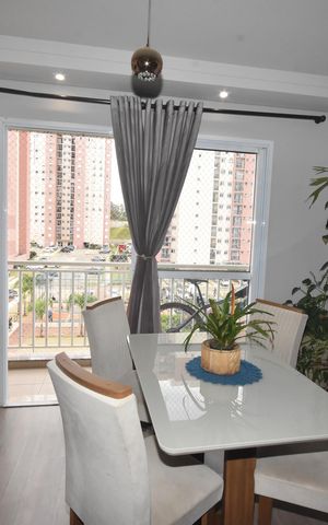 Apartamento à venda com 60m², 2 quartos e 1 vaga Apartamento à venda com 60m², 2 quartos e 1 vagaSala de Jantar