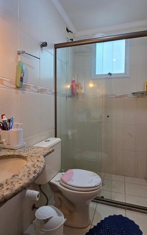 Apartamento para alugar com 84m², 2 quartos e sem vaga Apartamento para alugar com 84m², 2 quartos e sem vagaBanheiro da Suíte 2