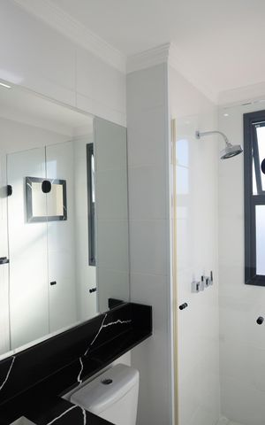 Apartamento à venda com 73m², 3 quartos e 2 vagasBanheiro da Suíte 1