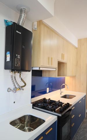 Apartamento à venda com 73m², 3 quartos e 2 vagasCozinha e Área de Serviço