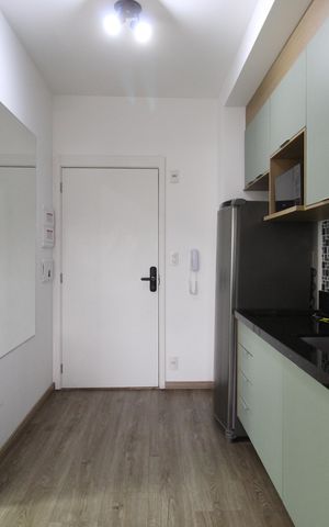 Studio para alugar com 27m², 1 quarto e sem vagaCozinha